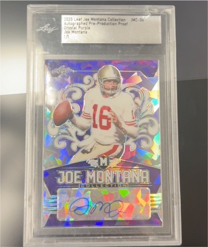 2020 Leaf Joe Montana Collection JMC-06 Joe Montana — front