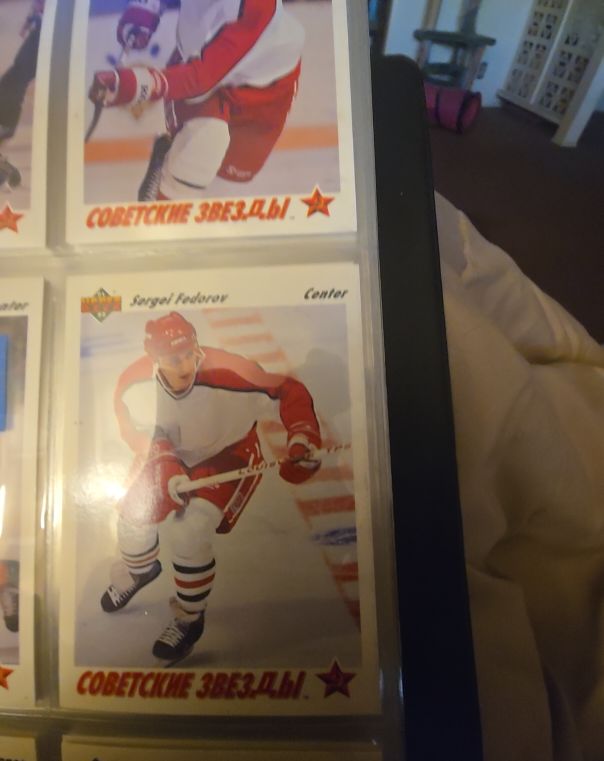 1991-92 Upper Deck #6 Sergei Fedorov Soviet Stars — front