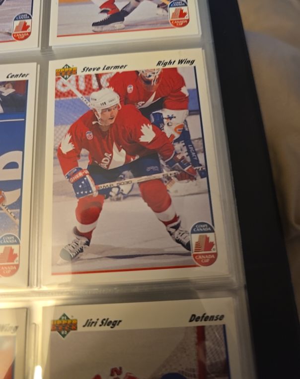 1991-92 Upper Deck - Canada Cup #15 Steve Larmer — front