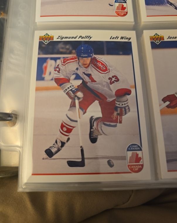 1991-92 Upper Deck Canada Cup #16 Zigmund Palffy — front