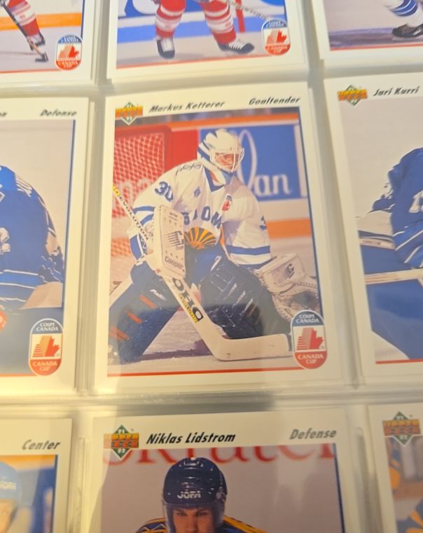1991-92 Upper Deck Canada Cup #23 Markus Ketterer — front