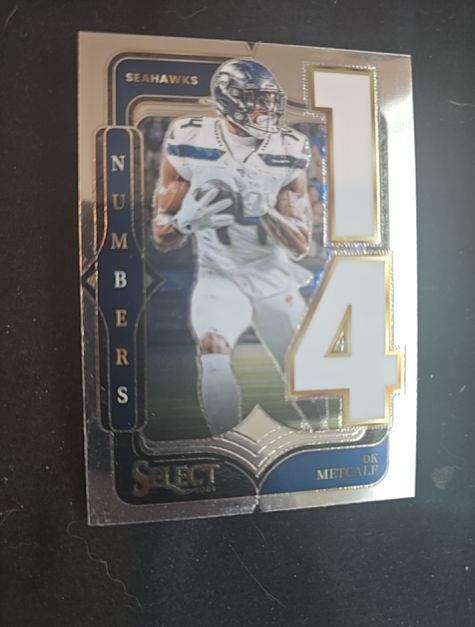 2024 Panini Select Select Numbers #24 DK Metcalf — front