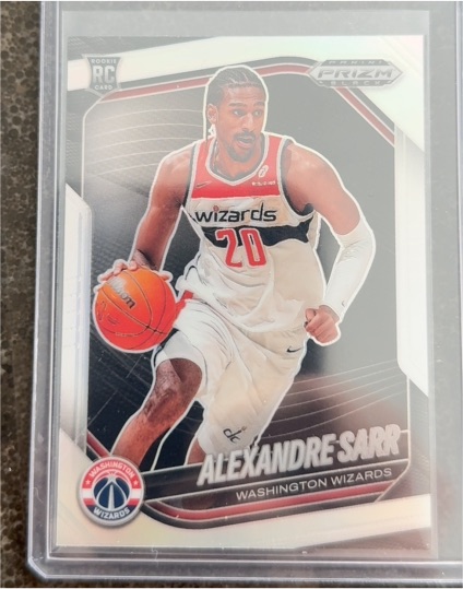 2024-25 Panini Prizm Black #46 Alexandre Sarr — front