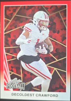 2024 Leaf Football Decoldest Crawford — front