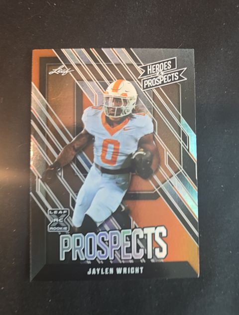2024 Leaf Heroes & Prospects #147 Jaylen Wright — front