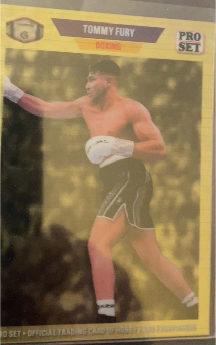 1990 Pro Set Tommy Fury Boxing — front