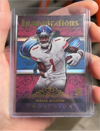2024 Topps Inception Inaugurations #I-1 Malik Nabers — front