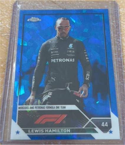 2023 Topps Chrome Formula 1 #23 Lewis Hamilton — front