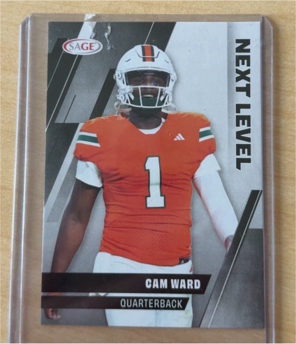 2025 Sage High Series #104 Cam Ward — front