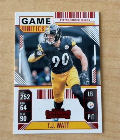 2024 Panini Contenders #83 T.J. Watt — front