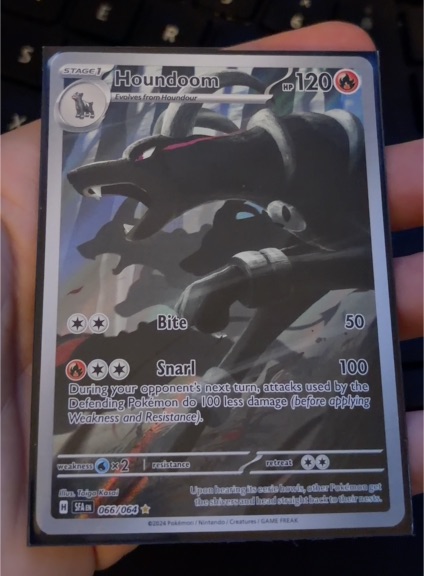 2024 Pokémon SV: Shrouded Fable #066 Houndoom — front