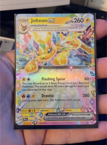 2025 Pokémon TCG Prismatic Evolutions #030 Jolteon ex — front