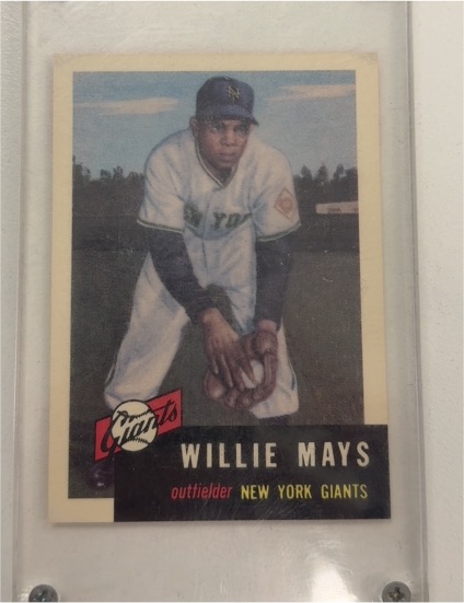 1991 Topps Archives The Ultimate 1953 Set #244 Willie Mays — front
