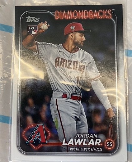 2024 Topps Update Series #US41 Jordan Lawlar — front
