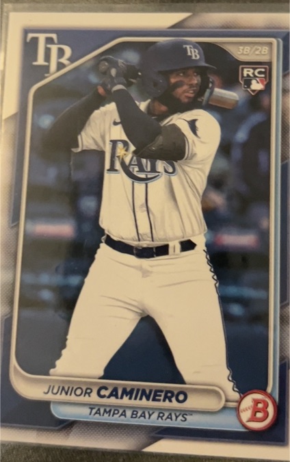 2024 Bowman #20 Junior Caminero — front