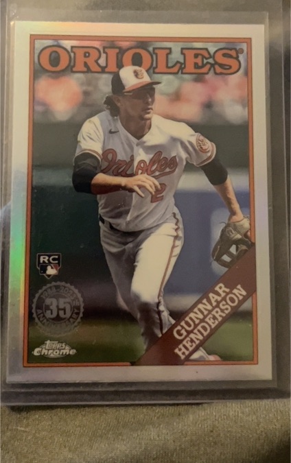 2023 Topps Chrome Update #88CU-8 Gunnar Henderson — front