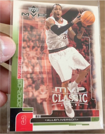 2002-03 Upper Deck MVP Classic #130 Allen Iverson — front