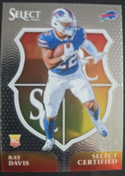 2024 Panini Select #22 Ray Davis Select Certified Rookies — front