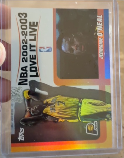 2003-04 Topps #LL-JO Jermaine O'Neal Indiana Pacers — front