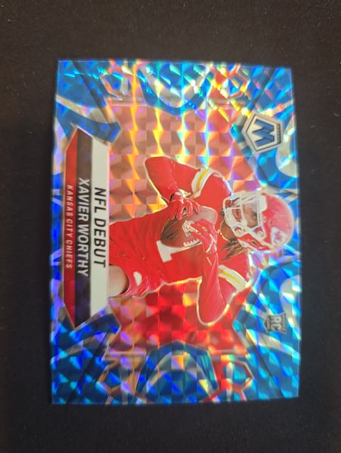 2024 Panini Mosaic #285 Xavier Worthy NFL Debut — front