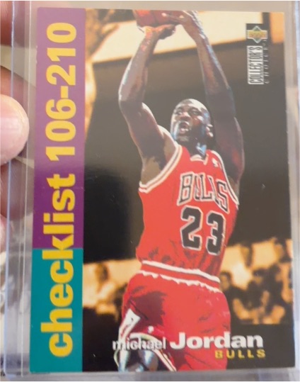 1995 Upper Deck Collector's Choice #210 Michael Jordan — front