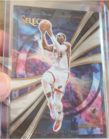 2022-23 Panini Select #11 Bam Adebayo Thunder Lane — front