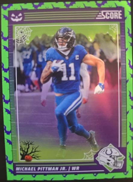 2024 Score Halloween #121 Michael Pittman Jr. — front