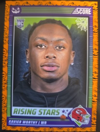 2024 Panini Score-A-Treat #50 Xavier Worthy — front