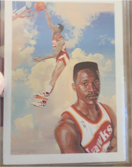 1990-91 Hoops #355 Dominique Wilkins — front
