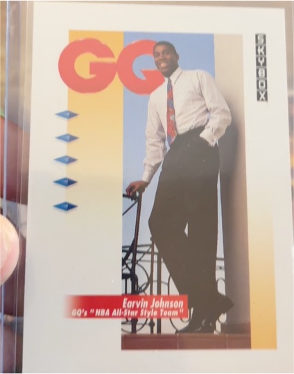 1991-92 SkyBox #323 Magic Johnson — front