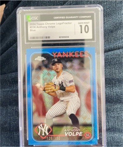 2024 Topps Chrome #236 Anthony Volpe — front