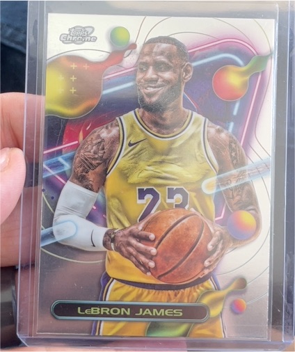 2023-24 Topps Chrome Cosmic #59 LeBron James — front