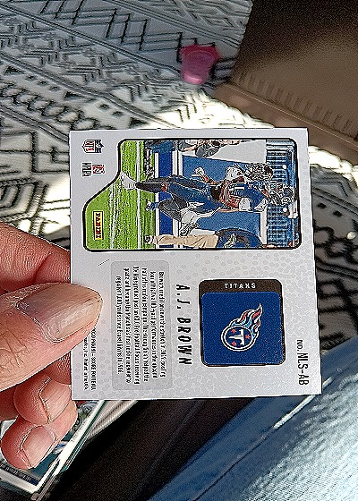 2023 Panini Mosaic #MLS-48 A.J. Brown — back