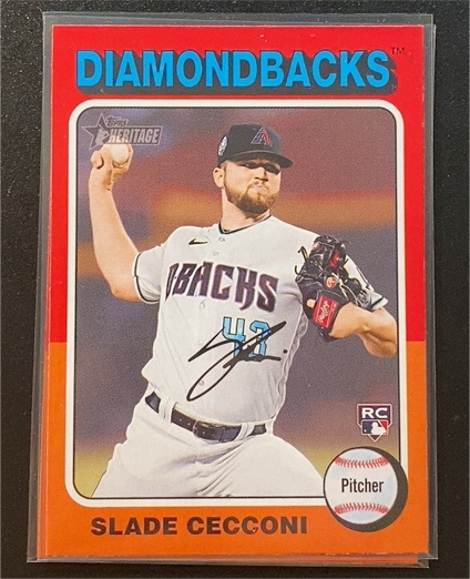 2024 Topps Heritage #397 Slade Cecconi — front