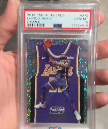 2018 Panini Threads #215 LeBron James — front