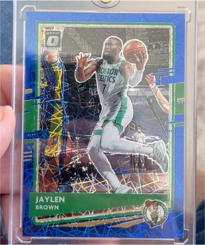 2020-21 Panini Donruss Optic #127 Jaylen Brown — front