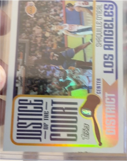 2003-04 Topps Justice of the Court #JC-3 Shaquille O'Neal — front