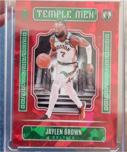 2023-24 Panini Phoenix #20 Jaylen Brown Temple Men — front