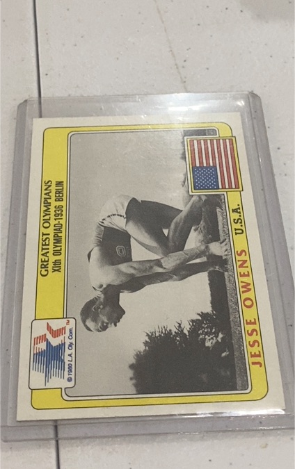 1983 Topps Greatest Olympians #49 Jesse Owens — front