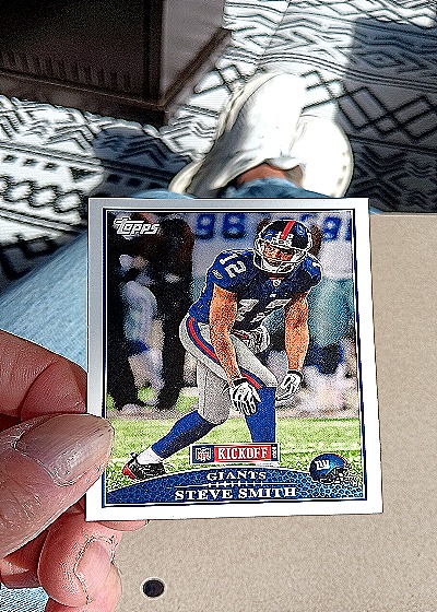 2009 Topps Kickoff #19 Steve Smith — front