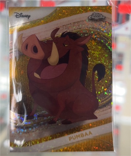 2025 Topps Chrome Disney #99 Pumbaa — front