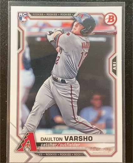 2021 Bowman #81 Daulton Varsho — front