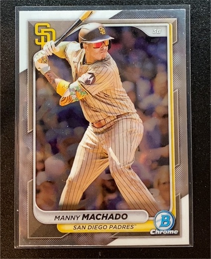 2024 Bowman Chrome #12 Manny Machado — front