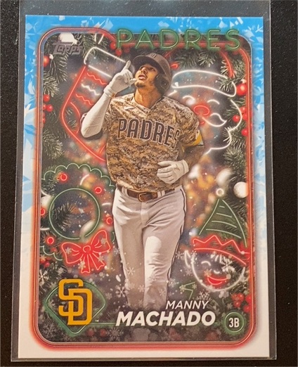 2024 Topps Holiday #H98 Manny Machado — front