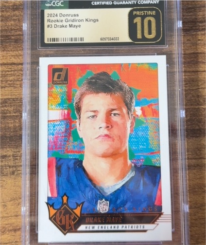 2024 Donruss Rookie Gridiron Kings #3 Drake Maye — front