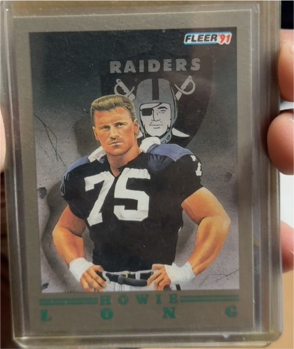 1991 Fleer #10 Howie Long — front