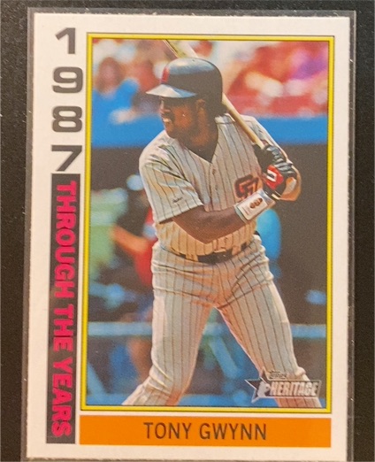 2025 Topps Heritage Through the Years #TTY-9 Tony Gwynn — front