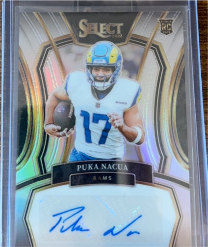 2023 Panini Select #RSI-PNA Puka Nacua — front