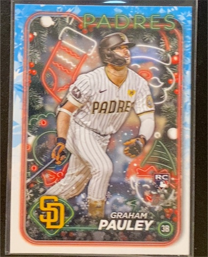 2024 Topps Holiday #H15 Graham Pauley — front