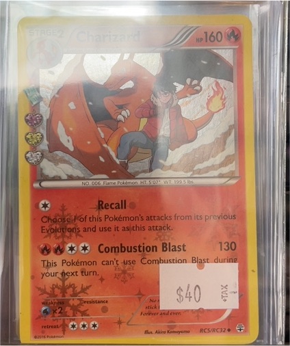 2016 Pokémon Generations Radiant Collection #RC5 Charizard — front